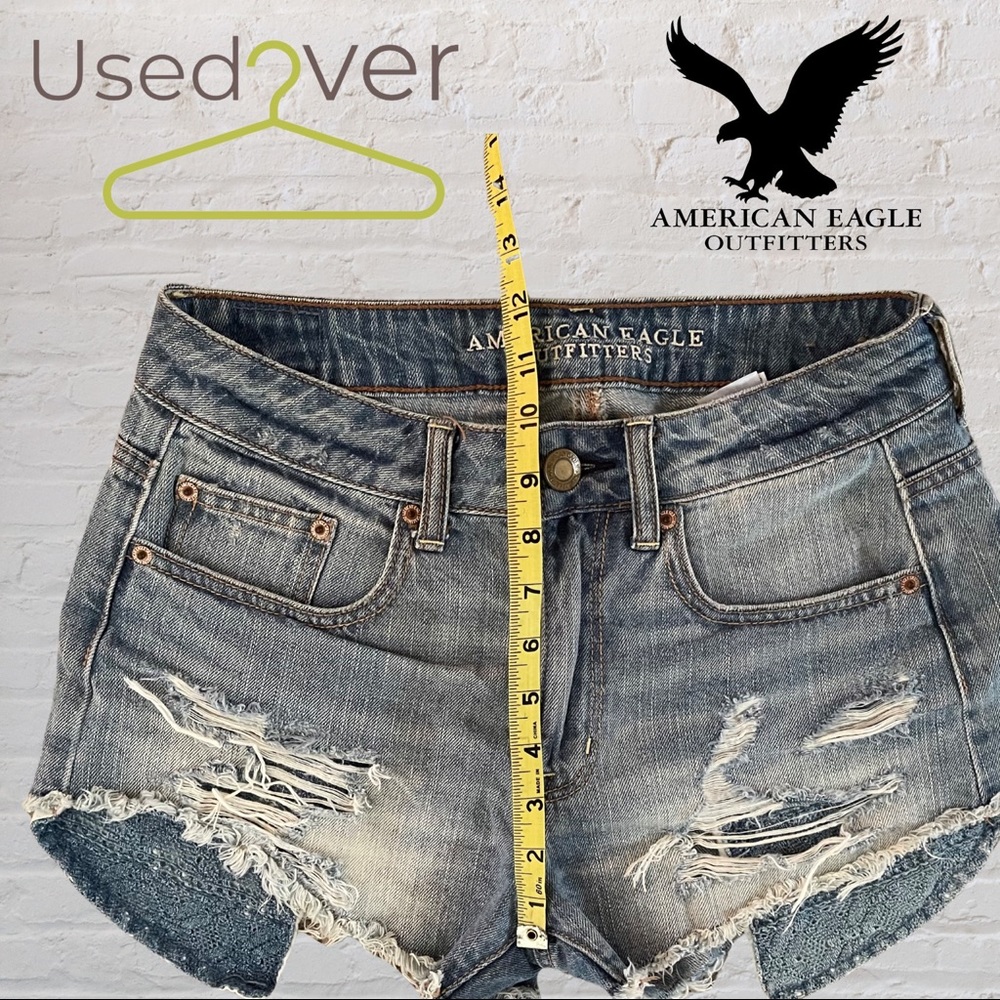 AMERICAN EAGLE SHORTS Sz2 HIGH-RISE FESTIVAL - Picture 5 of 13